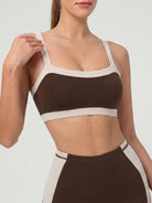 Women's Knitted Nylon Sports Bra Sustainable - BERLOOK
