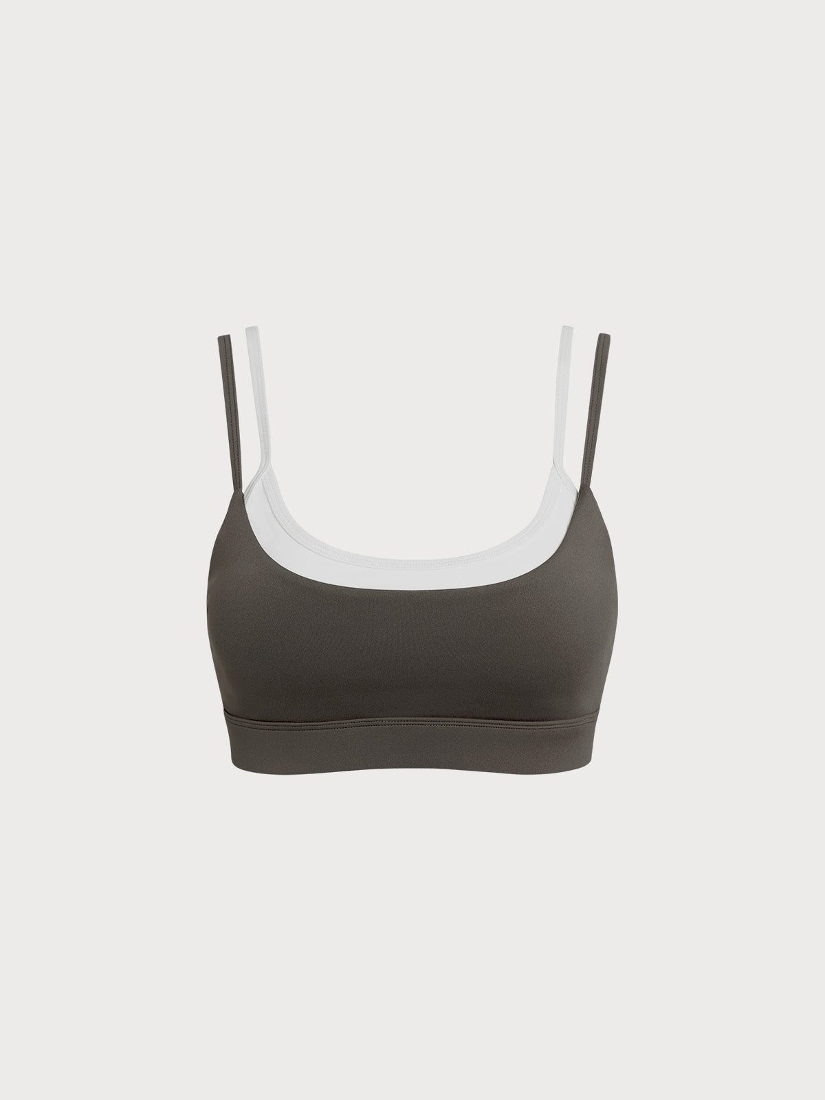 Women's Knitted Nylon Sports Bra Sustainable Yoga Tops - BERLOOK