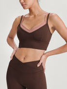 Women's Knitted Nylon Sports Bra Sustainable - BERLOOK