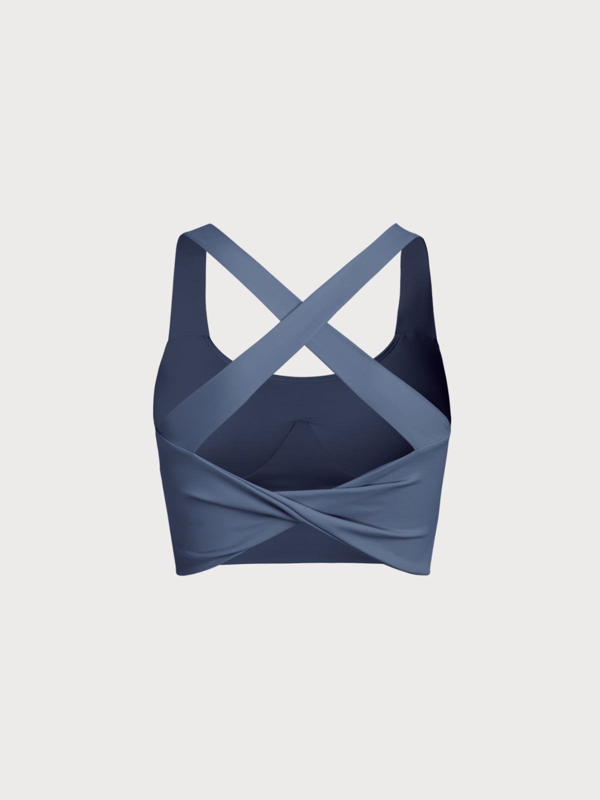 Women's Knitted Nylon Sports Bra Sustainable Yoga Tops - BERLOOK