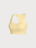 Women's Knitted Nylon Sports Bra Sustainable Yoga Tops - BERLOOK