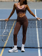 Women's Knitted Nylon Sports Bra Sustainable - BERLOOK