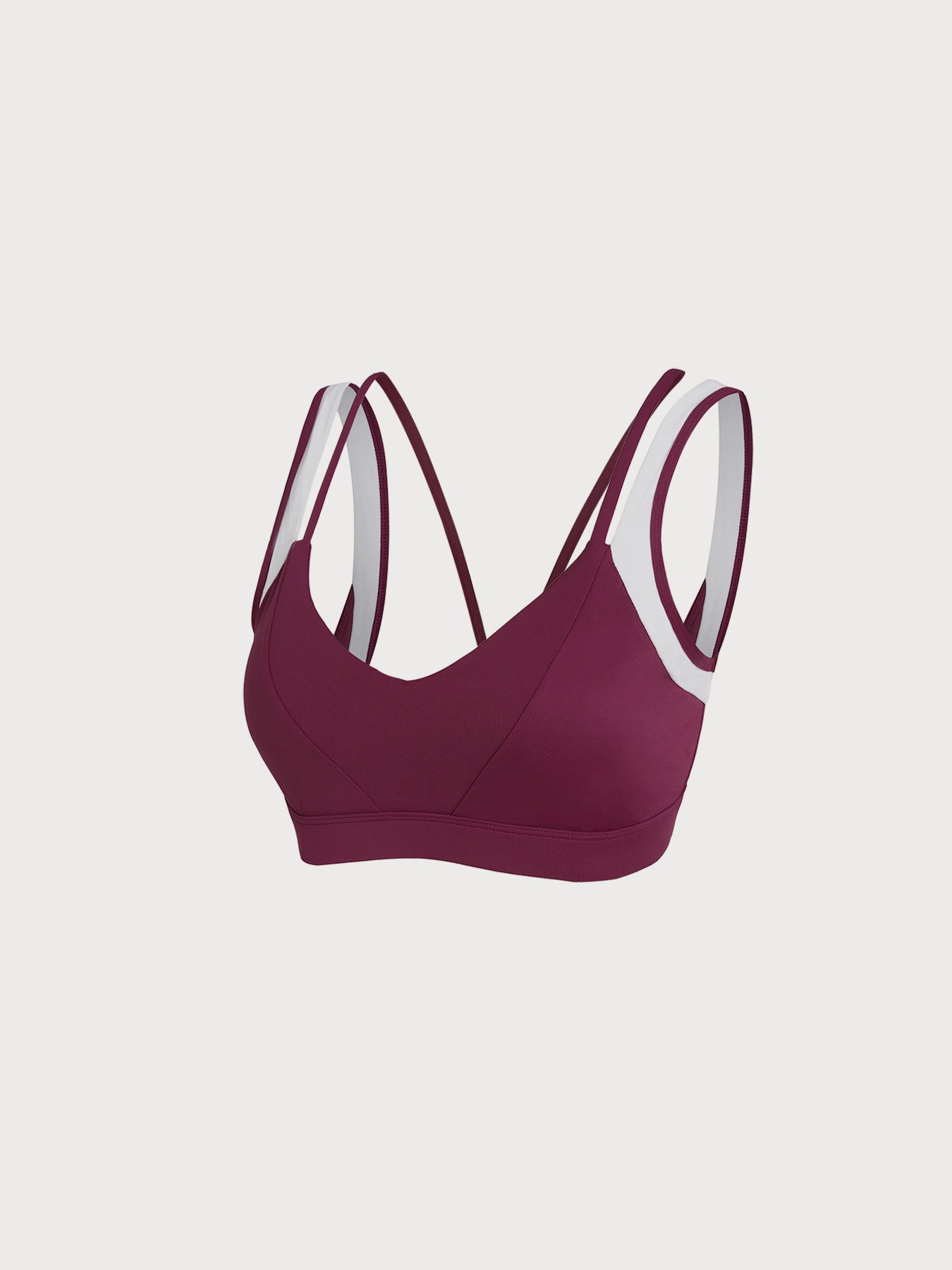 Women's Knitted Nylon Sports Bra Sustainable Yoga Tops - BERLOOK