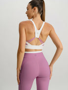 Women's Knitted Nylon Sports Bra Sustainable Yoga Tops - BERLOOK