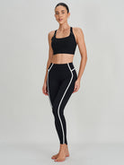 Women's Knitted Nylon Sports Bra Sustainable Yoga Tops - BERLOOK
