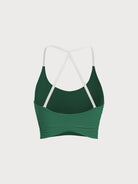 Women's Knitted Nylon Sports Bra Sustainable Yoga Tops - BERLOOK