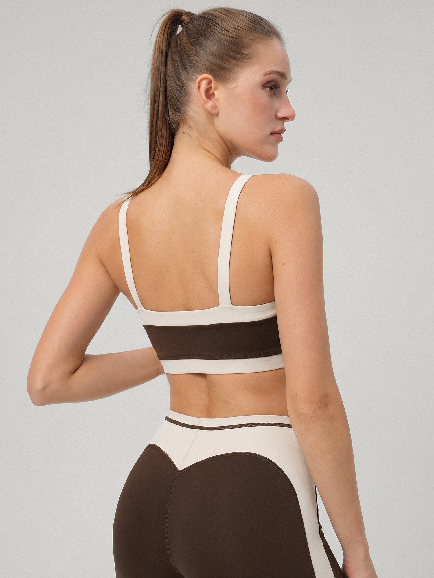 Women's Knitted Nylon Sports Bra Sustainable - BERLOOK