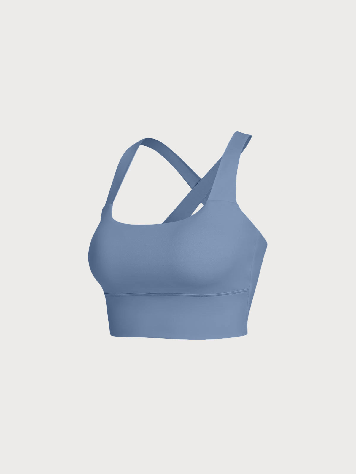 Women's Knitted Nylon Sports Bra Sustainable Yoga Tops - BERLOOK