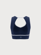 Women's Knitted Nylon Sports Bra Sustainable Yoga Tops - BERLOOK