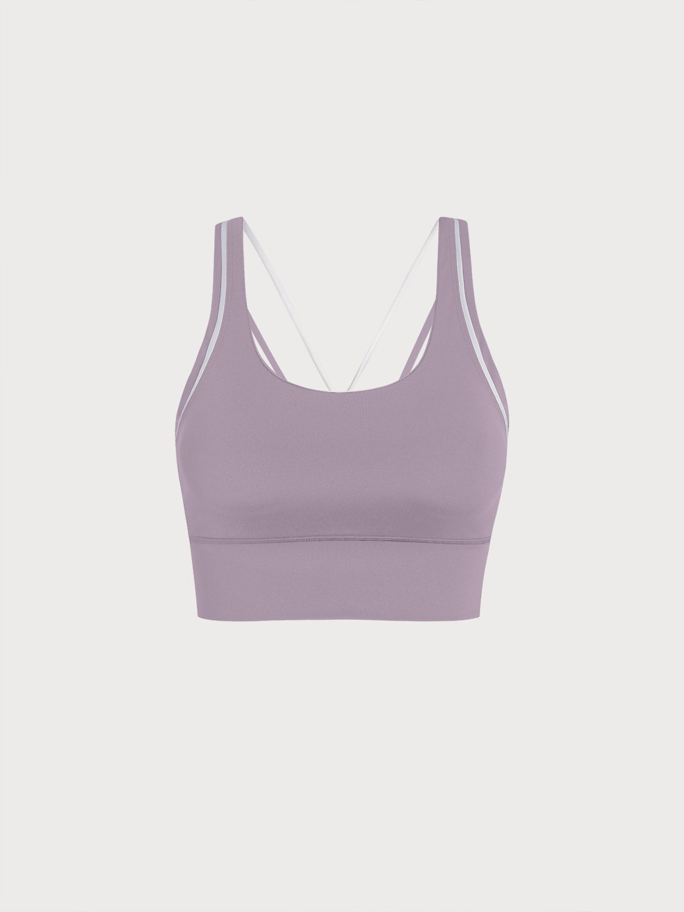Women's Knitted Nylon Sports Bra Sustainable Yoga Tops - BERLOOK