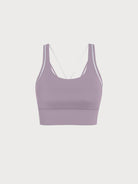 Women's Knitted Nylon Sports Bra Sustainable Yoga Tops - BERLOOK