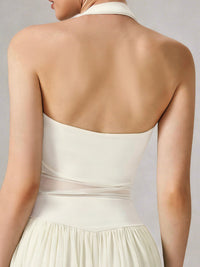 Women's Knitted Nylon Sports Bra Sustainable Yoga Tops - BERLOOK