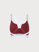 Women's Knitted Nylon Sports Bra Sustainable Yoga Tops - BERLOOK
