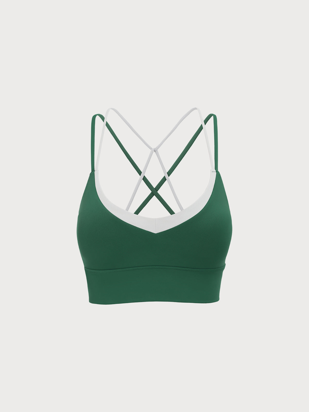 Women's Knitted Nylon Sports Bra Sustainable Yoga Tops - BERLOOK