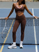 Women's Knitted Nylon Sports Bra Sustainable - BERLOOK