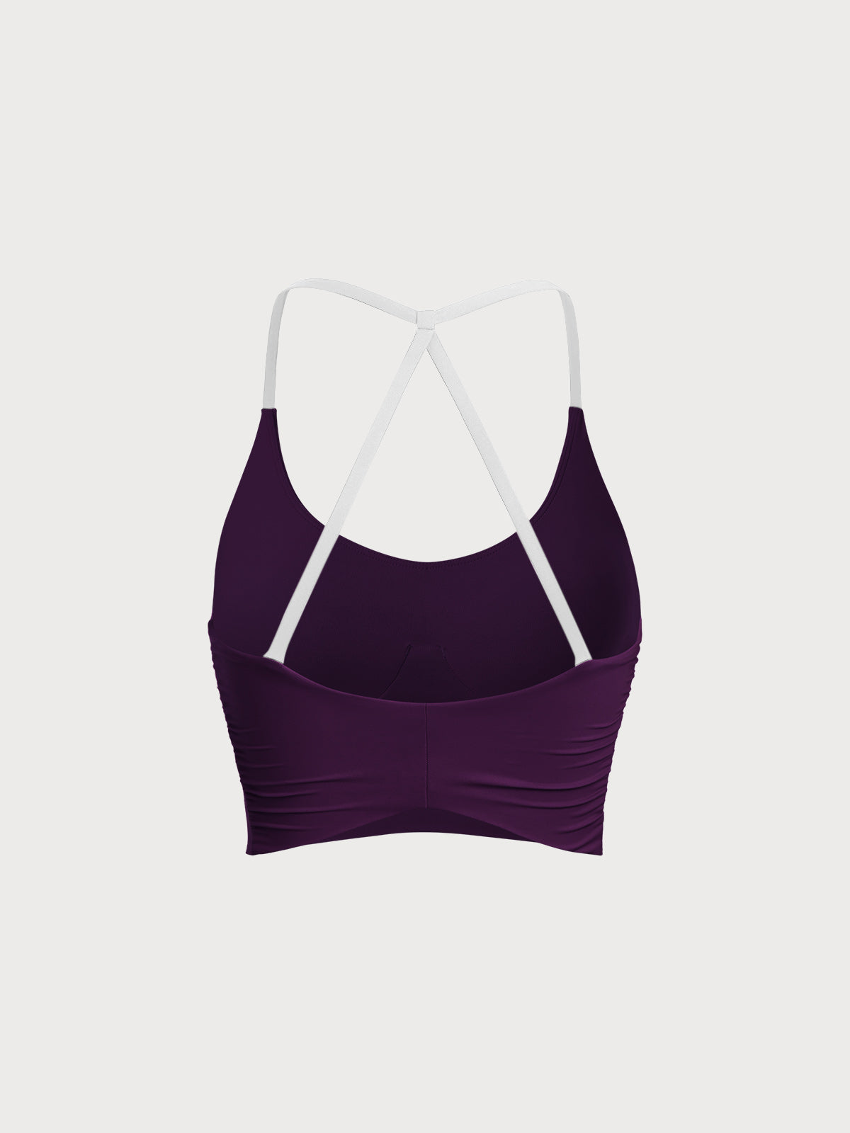 Women's Knitted Nylon Sports Bra Sustainable Yoga Tops - BERLOOK
