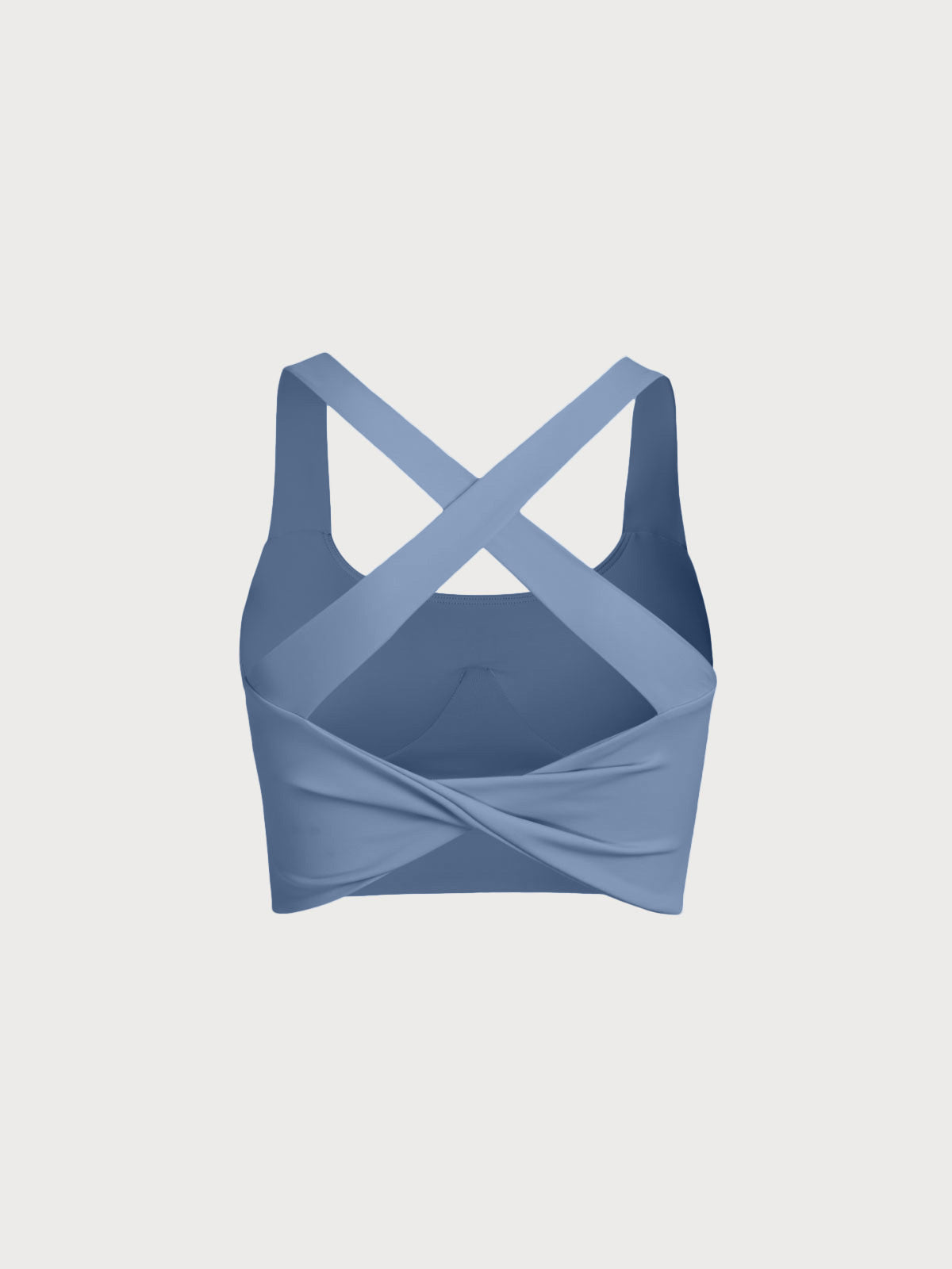 Women's Knitted Nylon Sports Bra Sustainable Yoga Tops - BERLOOK