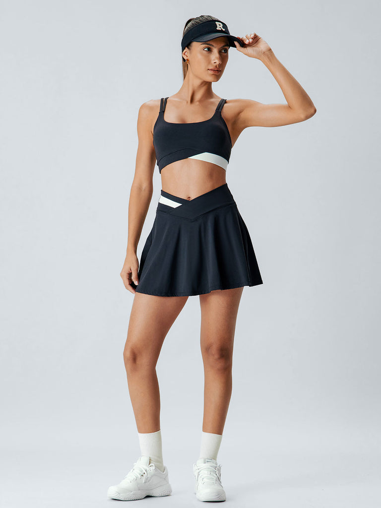 Women's Knitted Nylon Sports Bras Sustainable Yoga Tops - BERLOOK
