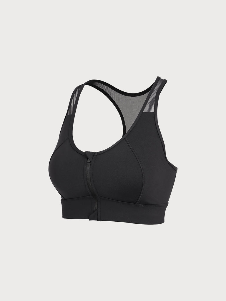 Women's Knitted Nylon Sports Bras Sustainable Yoga Tops - BERLOOK