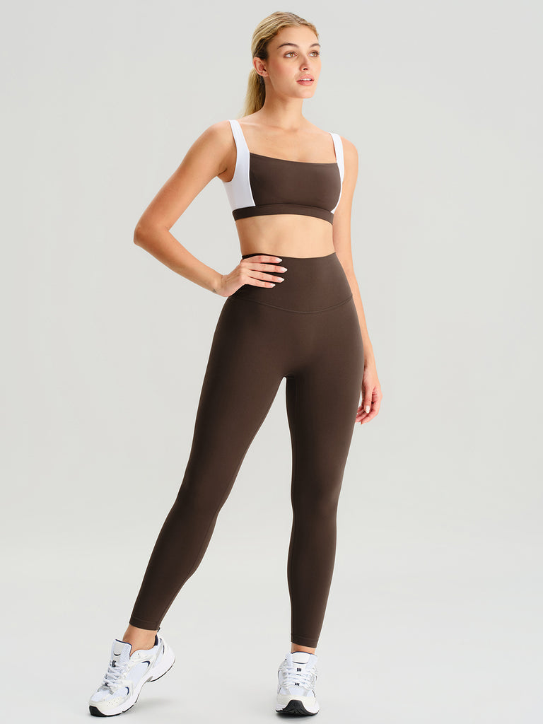 Women's Knitted Nylon Sports Bras Sustainable Yoga Tops - BERLOOK