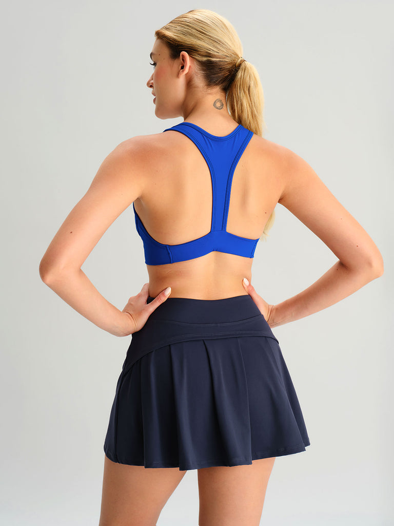Women's Knitted Nylon Sports Bras Sustainable Yoga Tops - BERLOOK