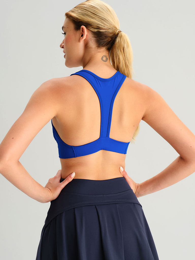 Women's Knitted Nylon Sports Bras Sustainable Yoga Tops - BERLOOK