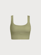Women's Knitted Nylon Sports Bras Sustainable Yoga Tops - BERLOOK