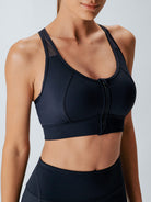 Women's Knitted Nylon Sports Bras Sustainable Yoga Tops - BERLOOK