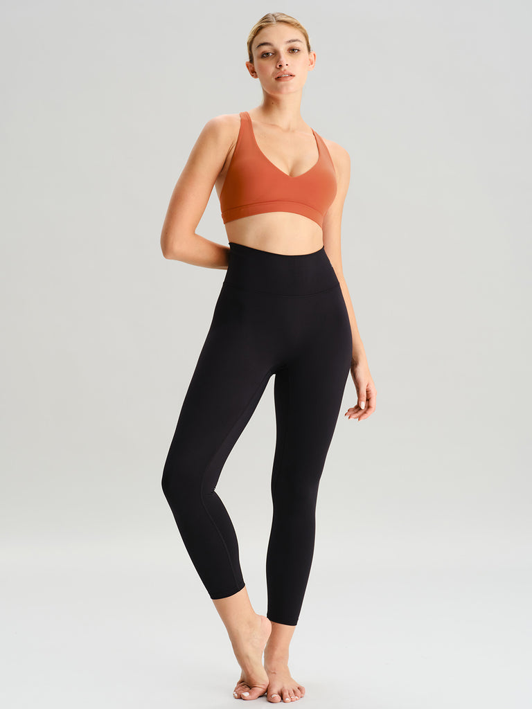 Women's Knitted Nylon Sports Bras Sustainable Yoga Tops - BERLOOK