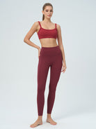 Women's Knitted Nylon Sports Bras Sustainable Yoga Tops - BERLOOK