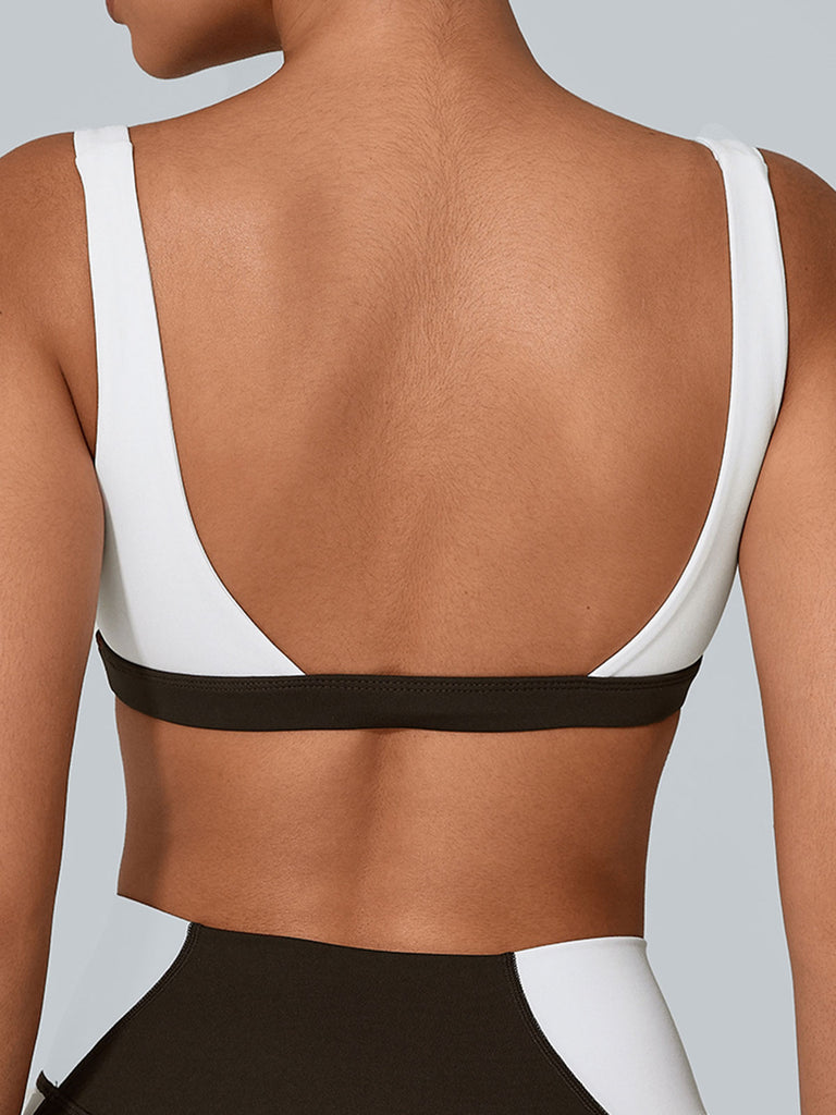 Women's Knitted Nylon Sports Bras Sustainable Yoga Tops - BERLOOK