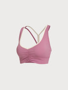 Women's Knitted Nylon Sports Bras Sustainable Yoga Tops - BERLOOK