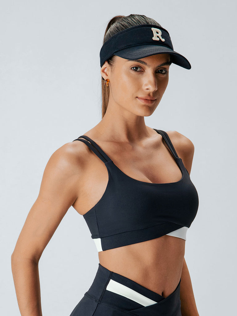Women's Knitted Nylon Sports Bras Sustainable Yoga Tops - BERLOOK