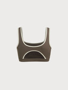 Women's Knitted Nylon Sports Bras Sustainable Yoga Tops - BERLOOK