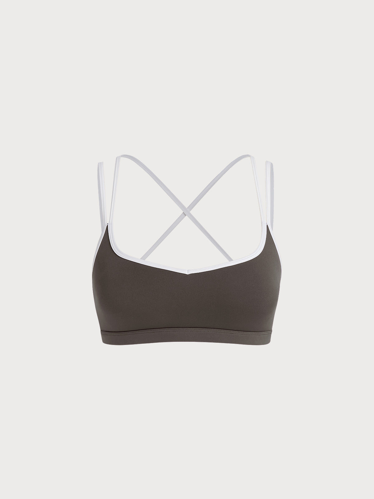 Women's Knitted Nylon Sports Bras Sustainable Yoga Tops - BERLOOK