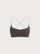 Women's Knitted Nylon Sports Bras Sustainable Yoga Tops - BERLOOK