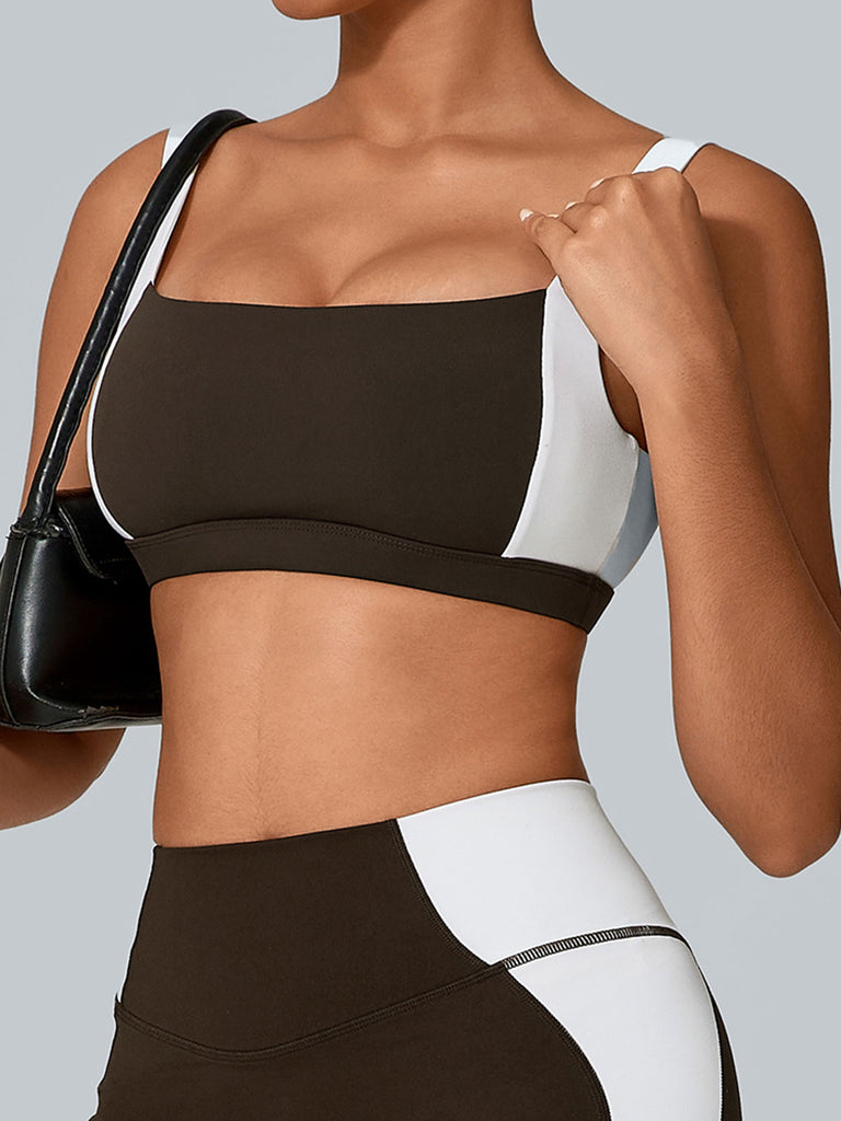 Women's Knitted Nylon Sports Bras Sustainable Yoga Tops - BERLOOK