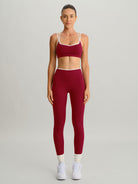 Women's Knitted Nylon Sports Bras Sustainable Yoga Tops - BERLOOK