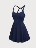 Women's Knitted Nylon Sports Dress Sustainable Yoga Dresses&Yoga Jumpsuit - BERLOOK