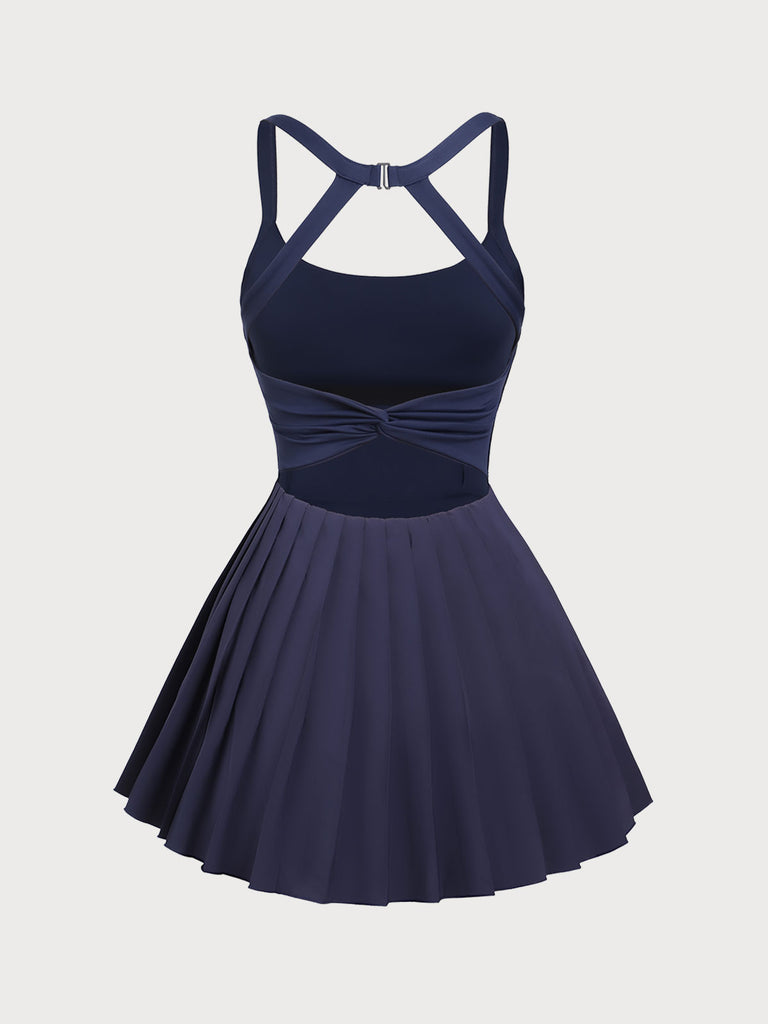 Women's Knitted Nylon Sports Dress Sustainable Yoga Dresses&Yoga Jumpsuit - BERLOOK