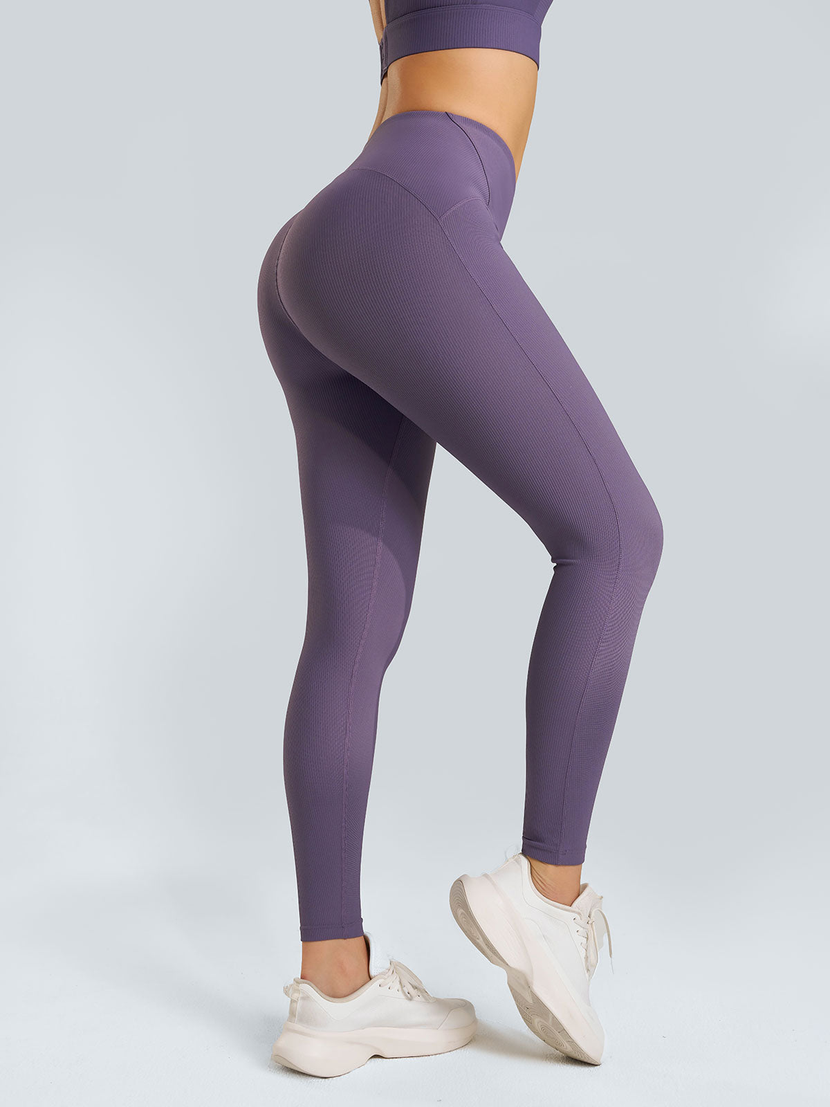 Women's Purple Poodle Polka Dot Sports Vest - U-Back Workout Top With Removable Pads For Yoga & Gym
