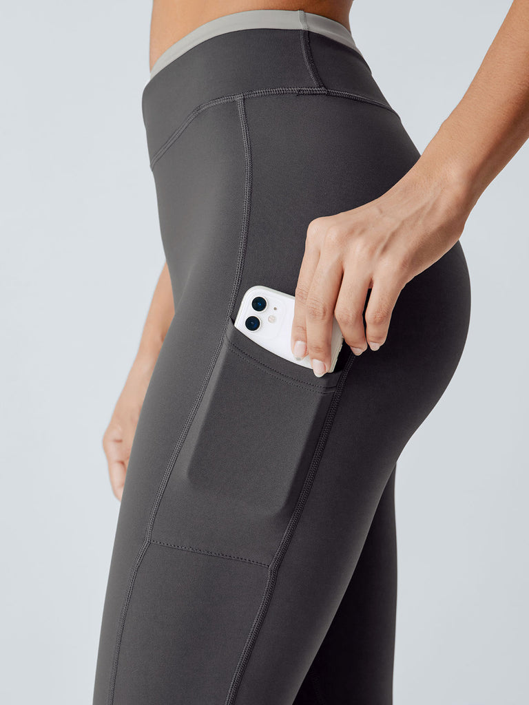 Women's Knitted Nylon Sports Leggings Sustainable Yoga Bottoms - BERLOOK