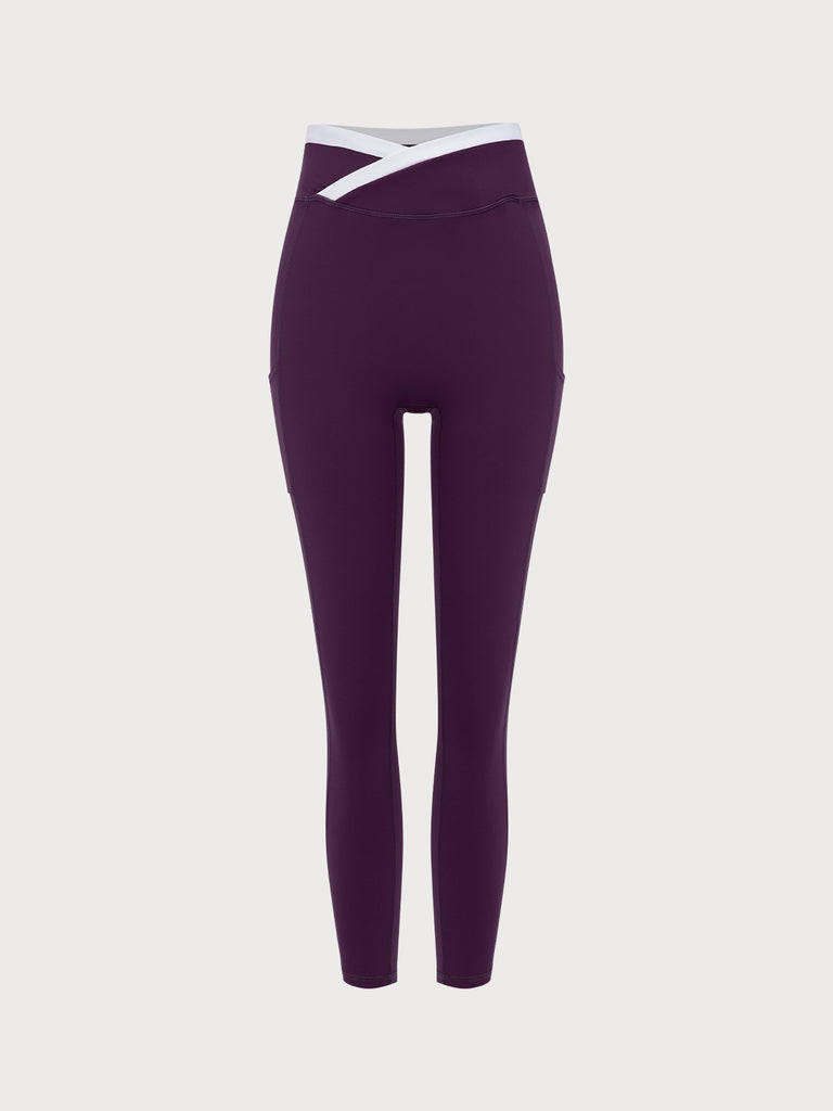 Women's Knitted Nylon Sports Leggings Sustainable Yoga Bottoms - BERLOOK