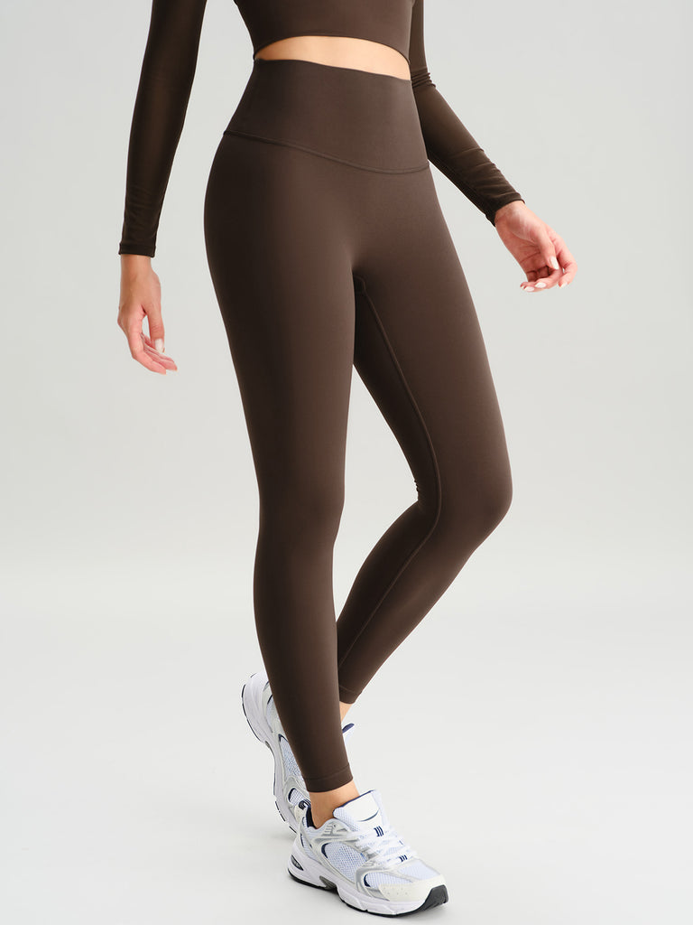 Women's Knitted Nylon Sports Leggings Sustainable Yoga Bottoms - BERLOOK