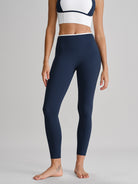 Women's Knitted Nylon Sports Leggings Sustainable Yoga Bottoms - BERLOOK
