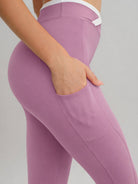 Women's Knitted Nylon Sports Leggings Sustainable Yoga Bottoms - BERLOOK