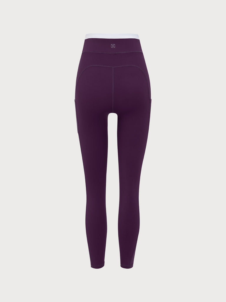 Women's Knitted Nylon Sports Leggings Sustainable Yoga Bottoms - BERLOOK