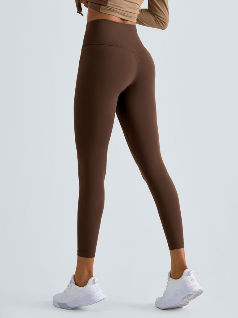 Women's Knitted Nylon Sports Leggings Sustainable Yoga Bottoms - BERLOOK