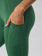 Women's Knitted Nylon Sports Leggings Sustainable Yoga Bottoms - BERLOOK