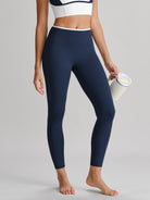 Women's Knitted Nylon Sports Leggings Sustainable Yoga Bottoms - BERLOOK